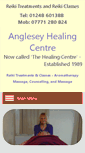 Mobile Screenshot of angleseyhealingcentre.co.uk
